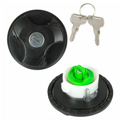 Fuel Filler Tank Locking Cap & Keys for Fiat 500, Iveco Daily (2007-2016, 1999-2014)