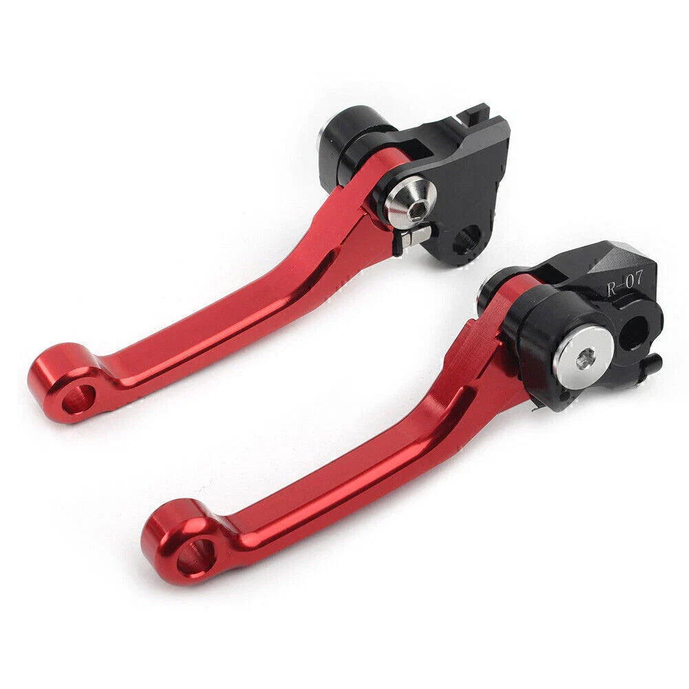 CNC Brake Clutch Levers  Red for Honda CRF250R CRF450R (2007-2020)