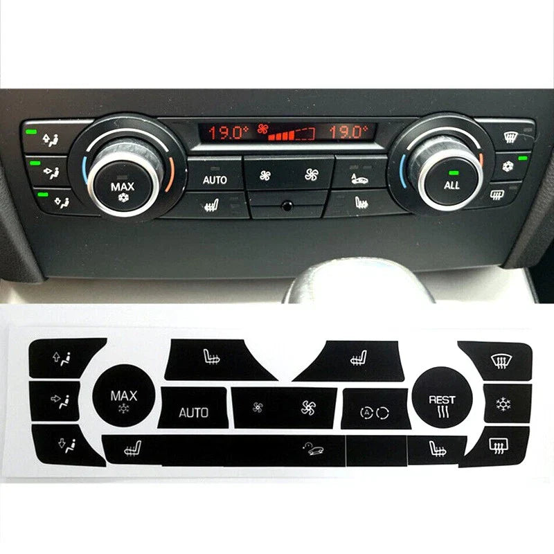 AC Climate Control Repair Stickers for BMW 328i 335i E90 E92 (2006-2011)