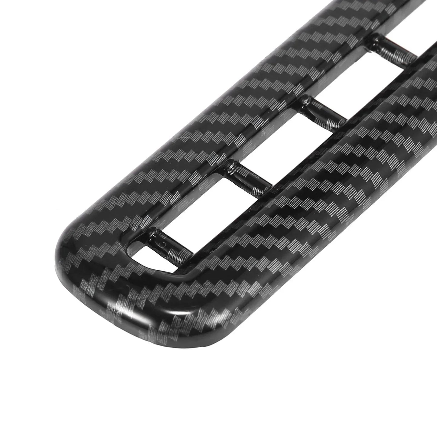 2 x Carbon Fiber Pattern Door AC Outlet Vent Covers for Dodge Challenger (2015-2019)