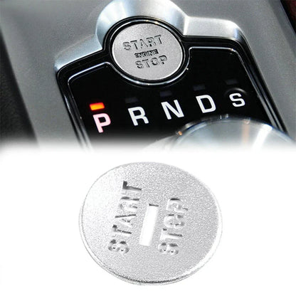 Aluminum Alloy Silver Start Stop Button Cover for Jaguar XF (2008-2015)