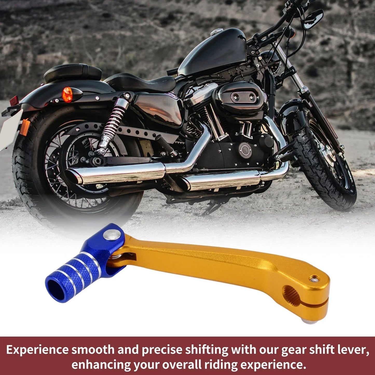 Motorcycle Gear Shift Lever for Honda CRF150F 2003-2017 Gold Blue Silver