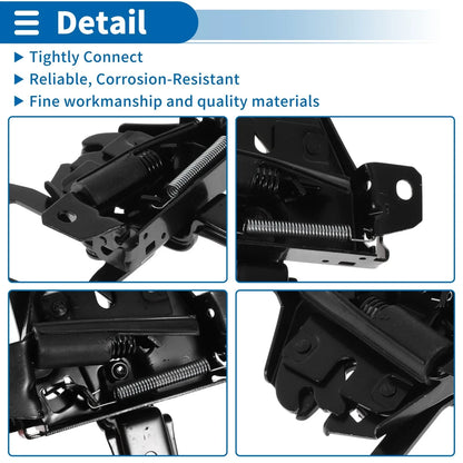 Hood Latch Assembly for Hyundai Sonata (2006-2010) - 1 x Quality Replacement