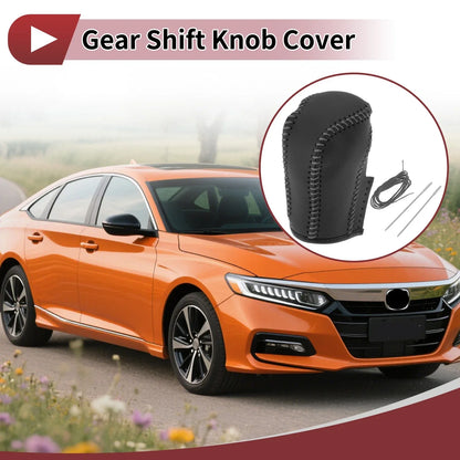 Gear Shift Knob Cover for Honda Inspire (2023) - Gray Faux Leather