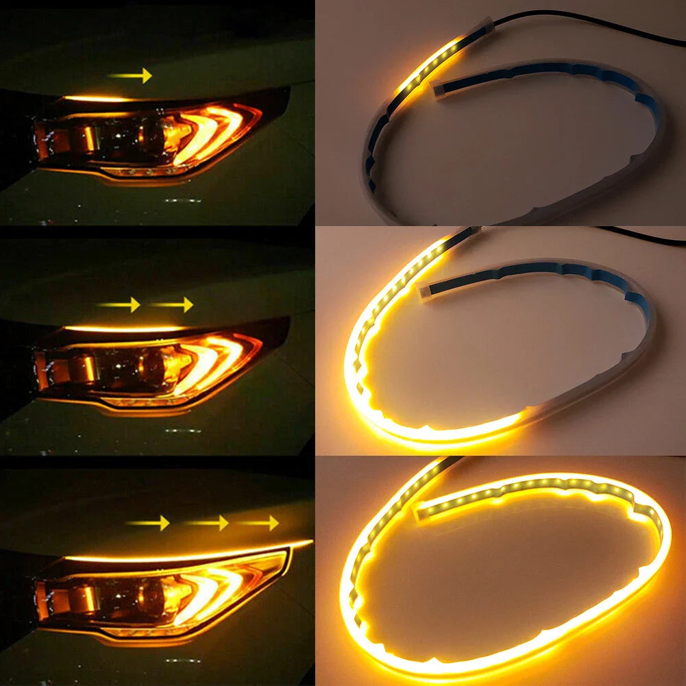 45cm Sequential DRL Strip Signal Lights for Car