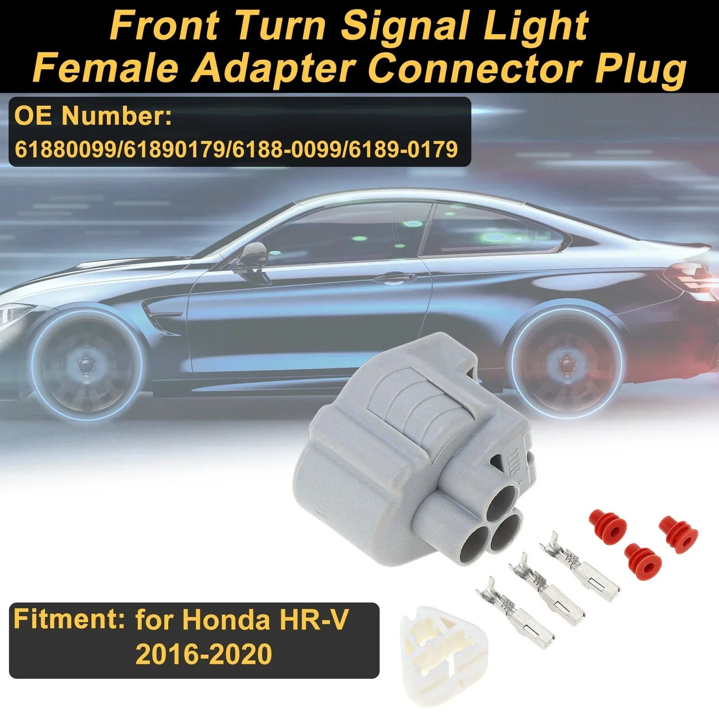 3 Pin Ignition Coil Connector Plug for Honda HR-V (2016-2020)