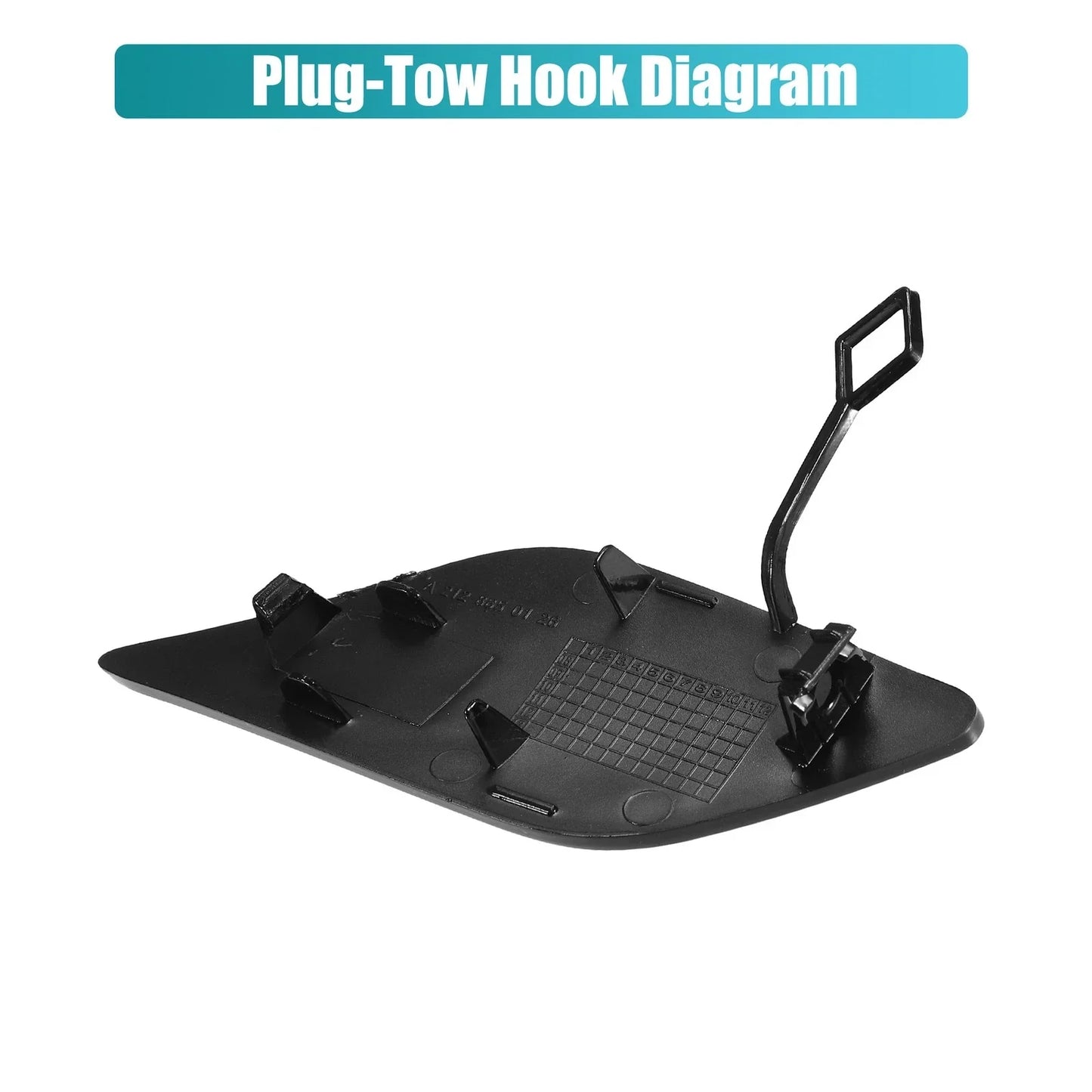 Front Bumper Tow Hook Cap for Mercedes Benz E-Class W212 (2010-2016)