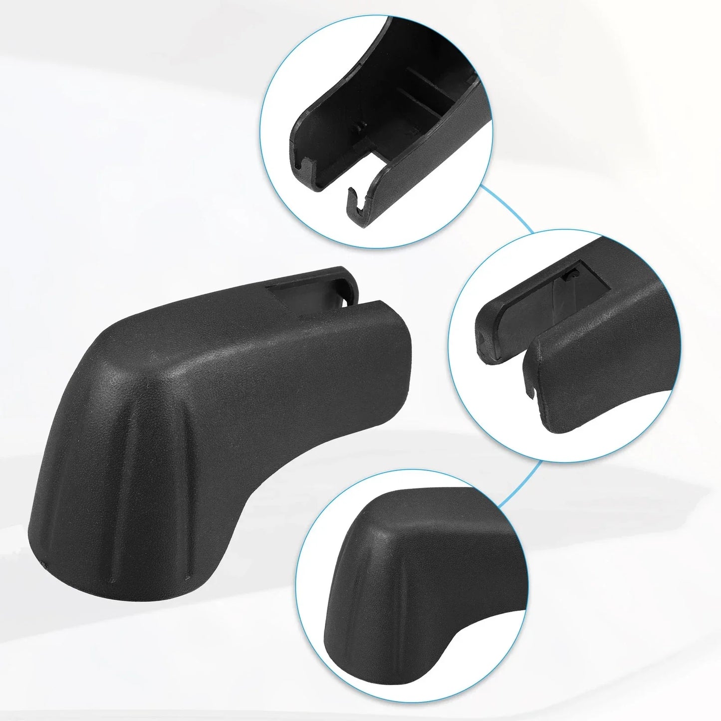 Rear Windshield Wiper Arm Nut Cover for Honda Pilot (2016-2023) - Black