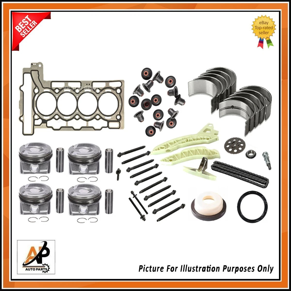 Engine Rebuild Parts Kit for Citroën DS3 1.6 Racing (2011–2015)