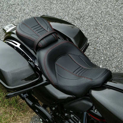 Driver Passenger Gel Seat for Harley Touring Road King Special (2009-2023)