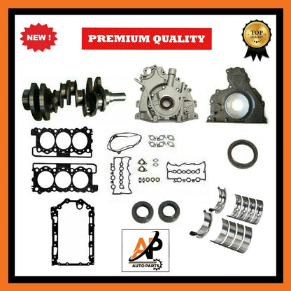 Engine Rebuild Parts Kit with Crankshaft and Gasket for Jaguar Land Rover (2008–2012)