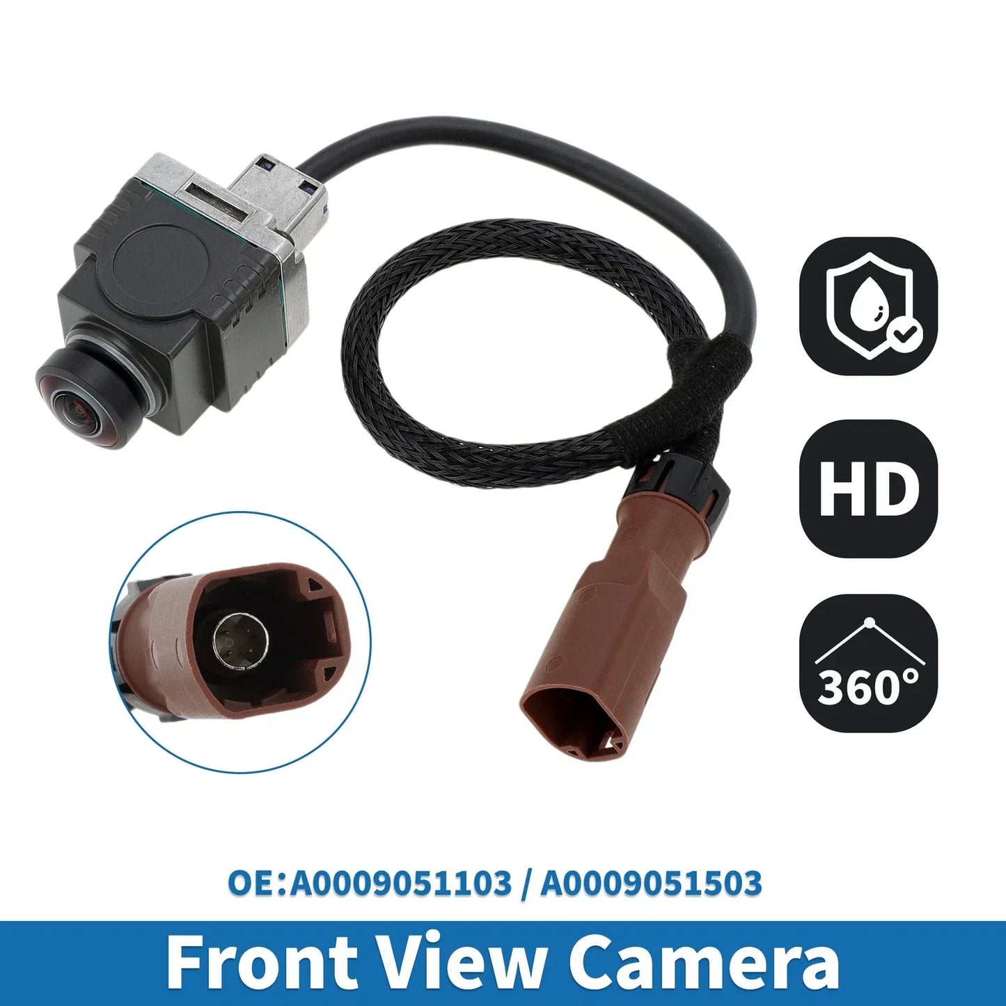 Front View Park Assist Camera for Mercedes-Benz W205 W207 W166 W212 (2014-2023)
