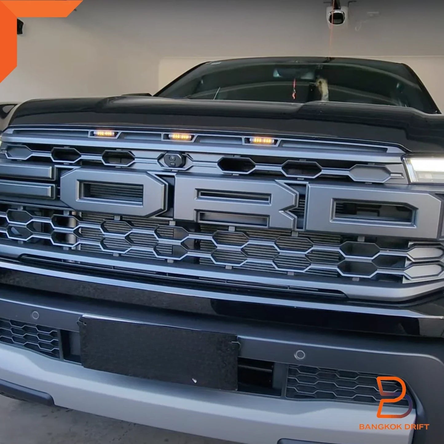 3 x Amber LED Front Grille Lights for Ford Ranger Raptor (2022-2025)
