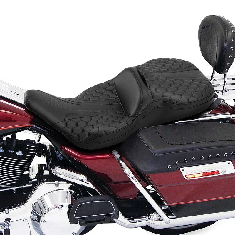Gel Seat for Harley Electra Glide Road King 1997-2007 (Black)
