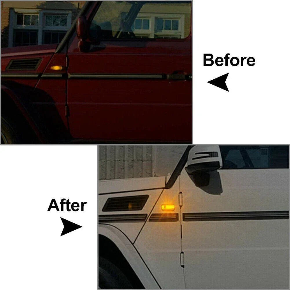 LED Dynamic Side Marker Turn Signal Light for Benz G-Class W461 W463 (2002-2023)