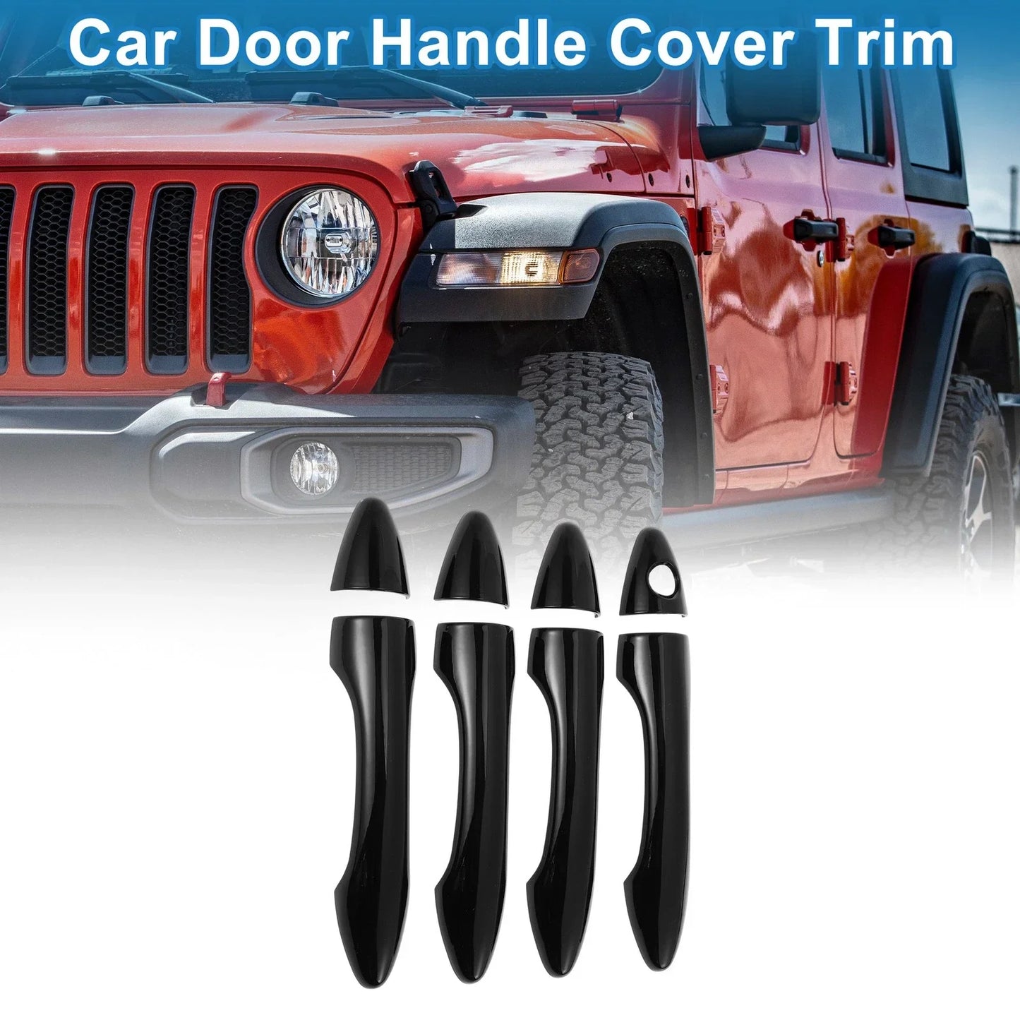 Door Handle Cover Trim for Hyundai IX35 (2009-2014) - Black