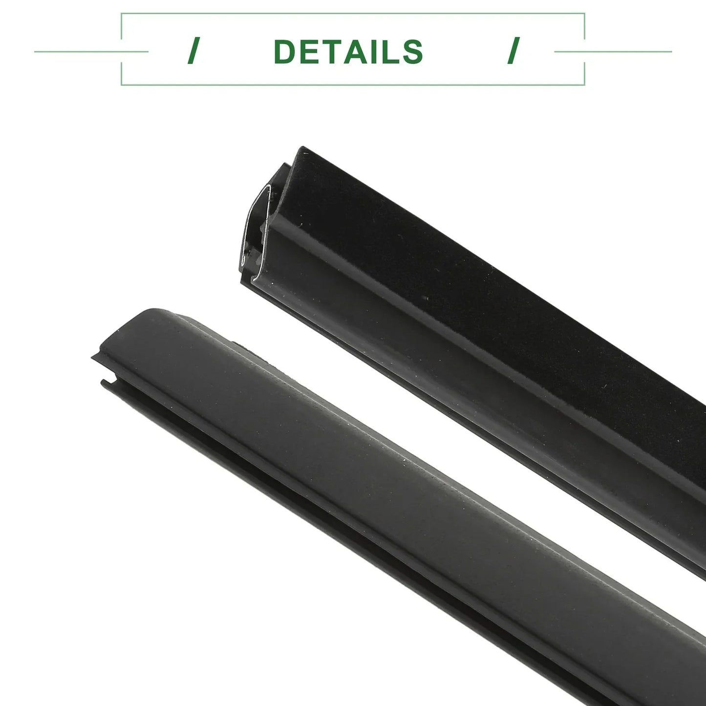 2 x Front Left & Right Weatherstrip Window Seals for Honda Fit (2009-2014)