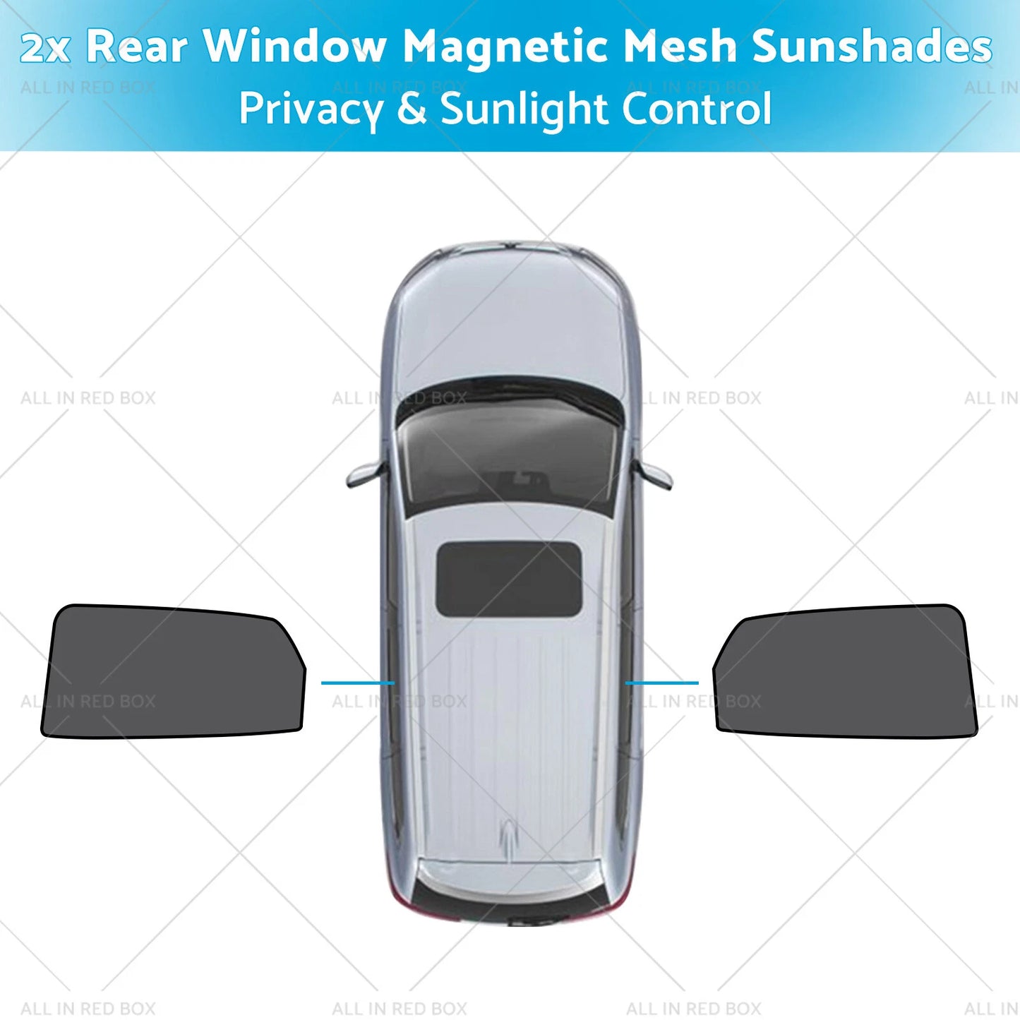 Rear Window Magnetic Sunshades for Kia Sportage (2021-2024)