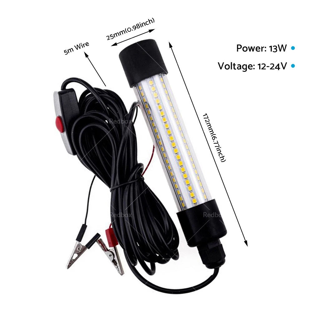 12V LED Green Underwater Fishing Light for Boat