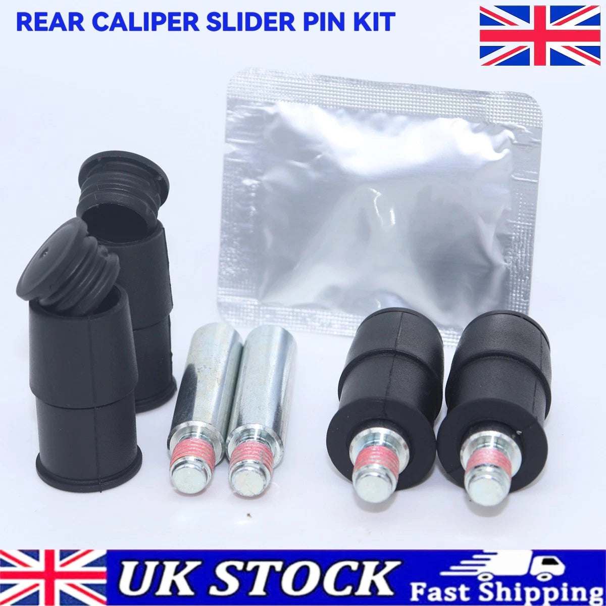 Rear Brake Caliper Slider Pin Guide Kit for Mercedes-Benz C-Class W204 (2007–2014)