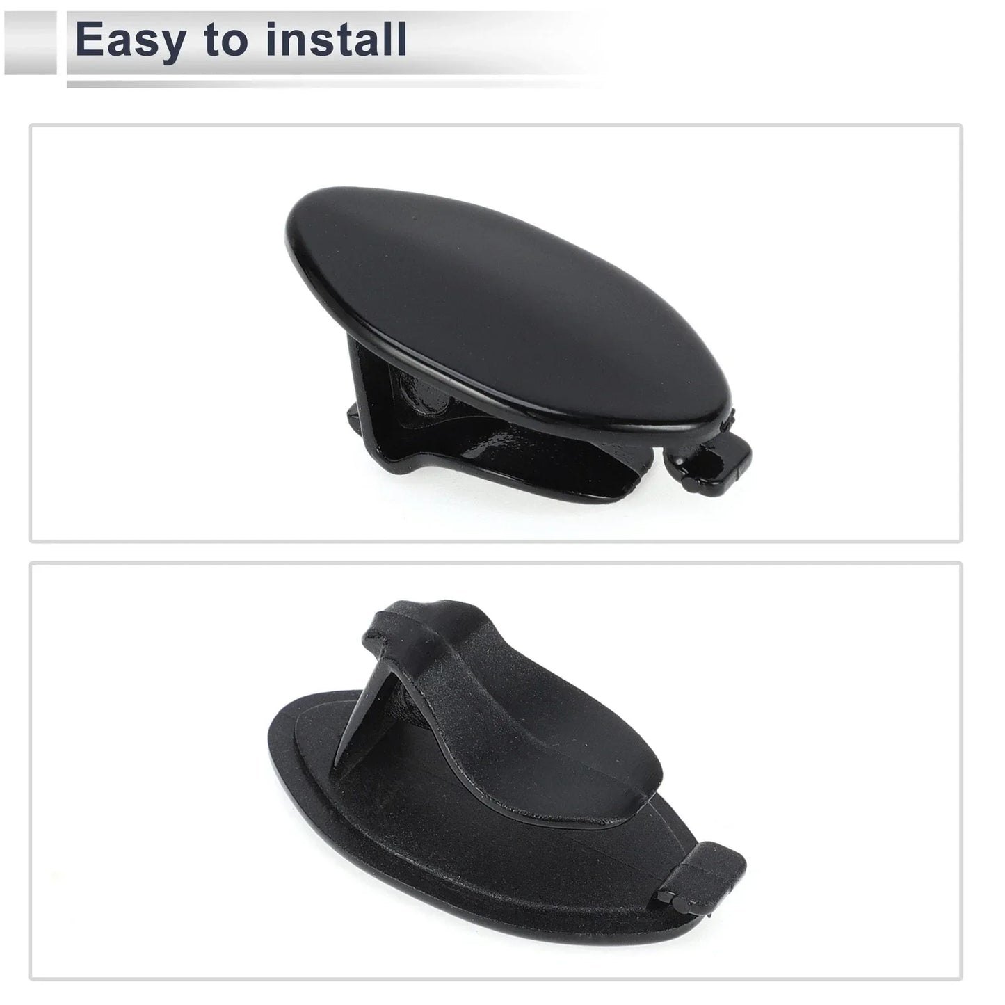 Front Left Door Knob Cover for BMW 5-Series G30/G38 (2018-2023) Black