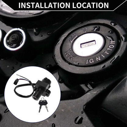 Ignition Key Switch for Honda CBR250 MC19 MC22 (1988-1994) 1 Set
