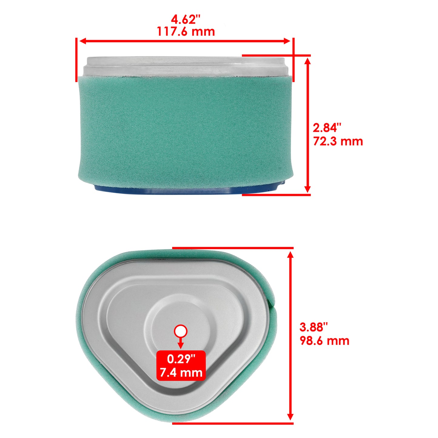 Air Oil Filter Kit Replacement for John Deere LT133 LT150 LT155 (1997–2010)