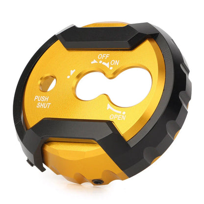 Gold CNC Aluminum Motor Seat Lock Cover Cap for Yamaha NMAX 155 (2015-2016)