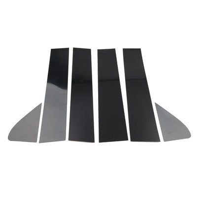 Black Window Pillar Post Door Trim for Chevrolet Silverado GMC Sierra 1500