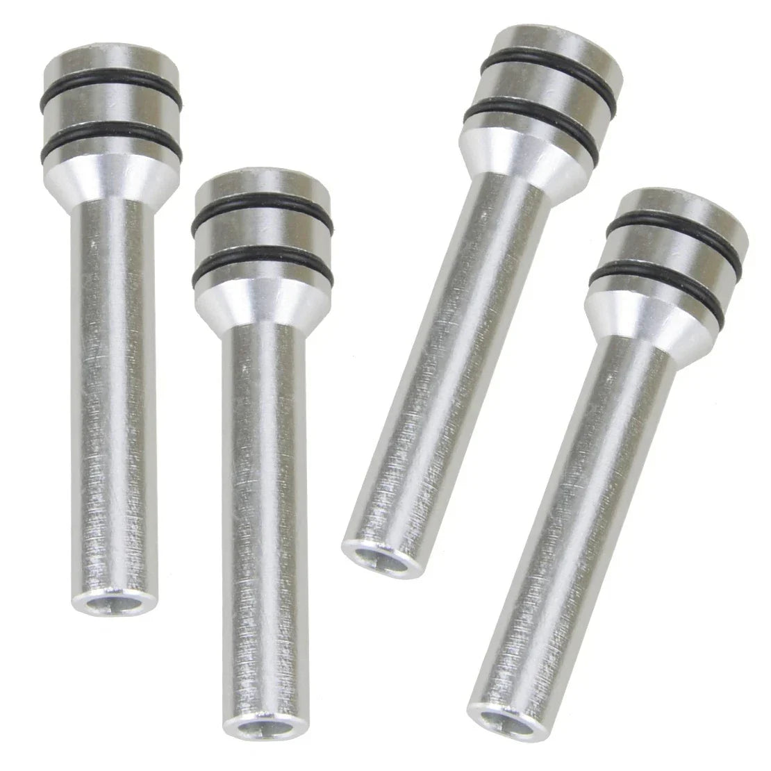 4 x Aluminium Door Latch Pin Covers for Car Interior - 49mm