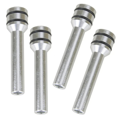 4 x Aluminium Door Latch Pin Covers for Car Interior - 49mm
