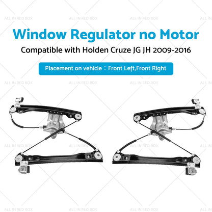 Front LH+RH Window Regulators for Holden Cruze JG JH (2009-2016)