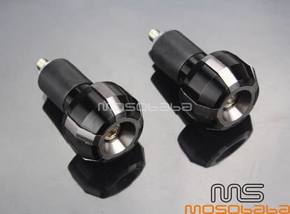 7/8" Titanium Handle Grips Bar Ends for Honda Suzuki Yamaha BMW Ducati