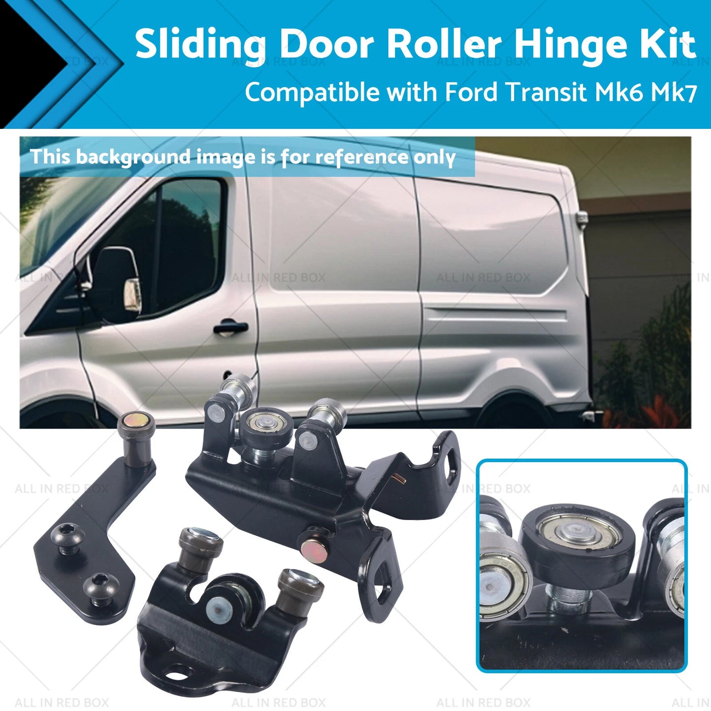 Left Side Door Roller Runner for Ford Transit MK6 MK7 (2000-2014)