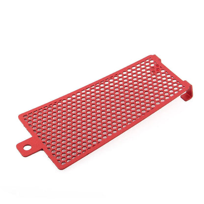 Red Oil Cooler Radiator Grille Cover for Harley Softail