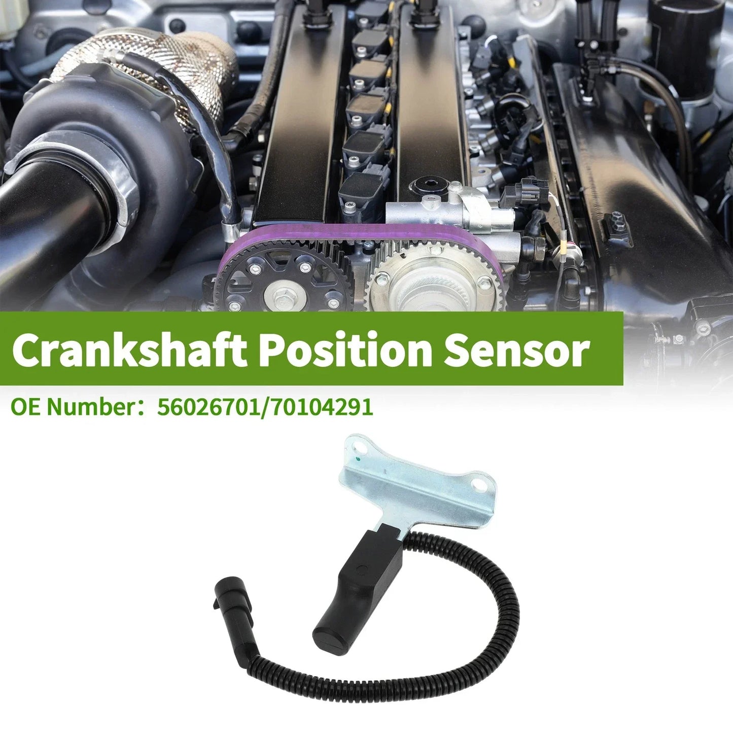 Crankshaft Position Sensor for Dodge W150 3.9 5.2 (1990-1993) - 1 x Pc