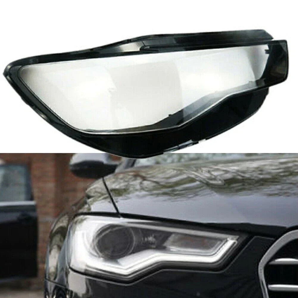 Right Side Headlight Lens Cover for Audi A6 C7 (2016-2018)
