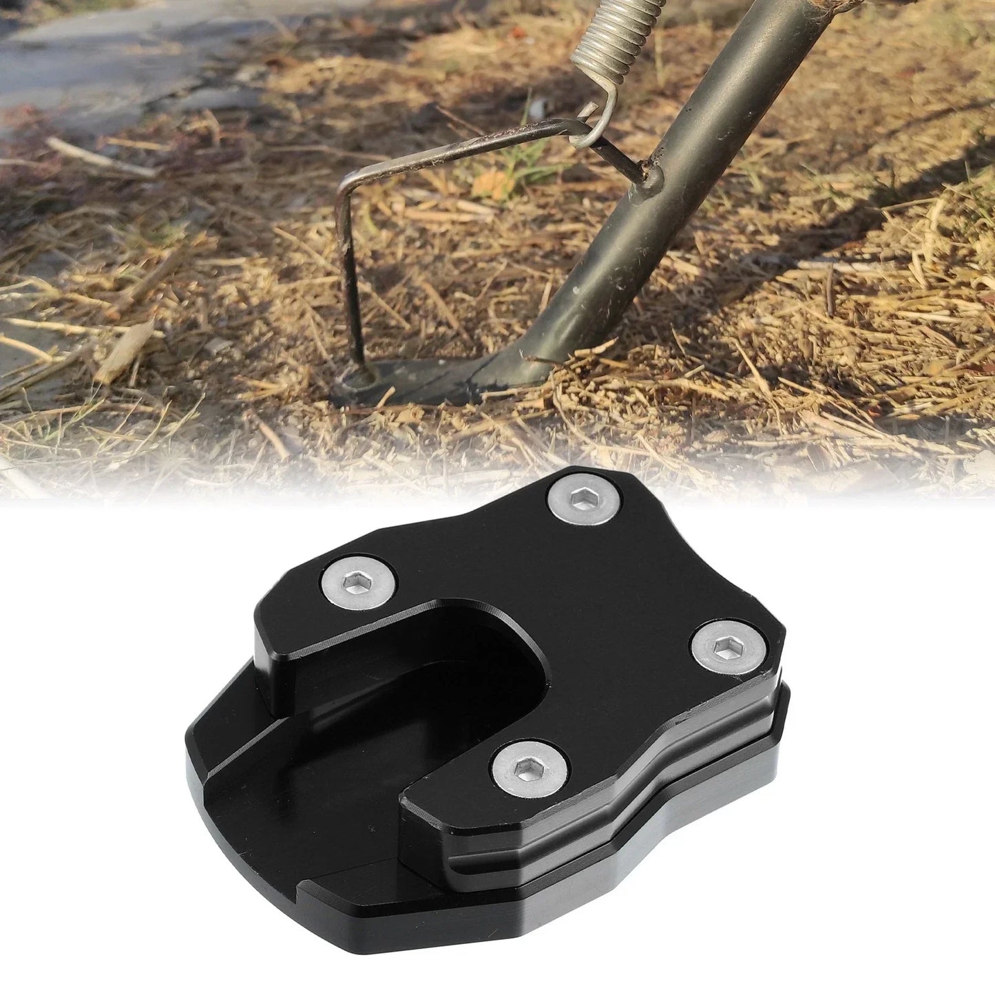 Aluminum Alloy Kickstand Side Stand Pad for Honda PCX125 (2018-2023)