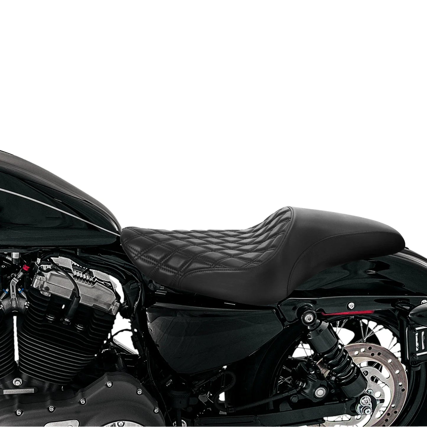 Rider & Passenger Seat for Harley Sportster 883 1200 (2004-2022)