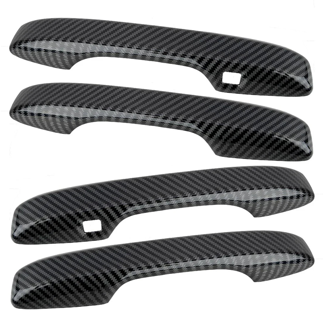 4 x Carbon Fiber Style Exterior Door Handle Covers for Honda CR-V (2023-2024)