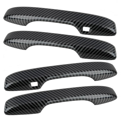 4 x Carbon Fiber Style Exterior Door Handle Covers for Honda CR-V (2023-2024)