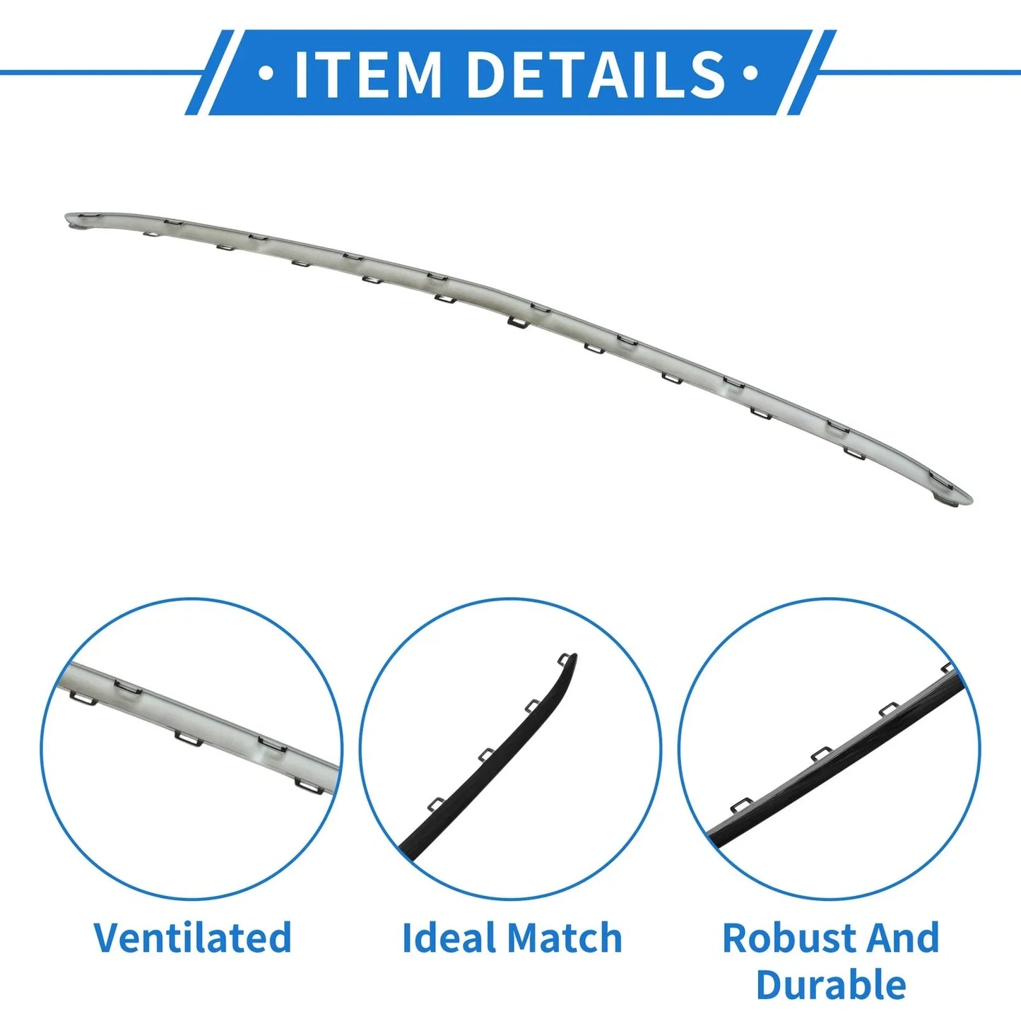 Bumper Grille Trim Garnish for Mercedes-Benz W213/E (2021-2024)