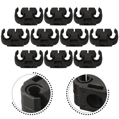 Brake Line Clip / 40 Pieces Brake Line Holder Black for Vehicles