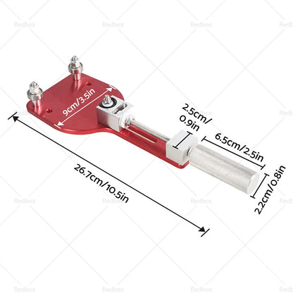 Oil Filter Cutter Tool 2-3/8" - 5" for Car - Aluminum Alloy Red