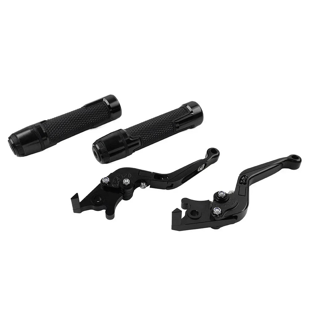 Folding Extendable Brake Clutch Levers & Handlebar Grips for BMW R1200GS (2004-2012)