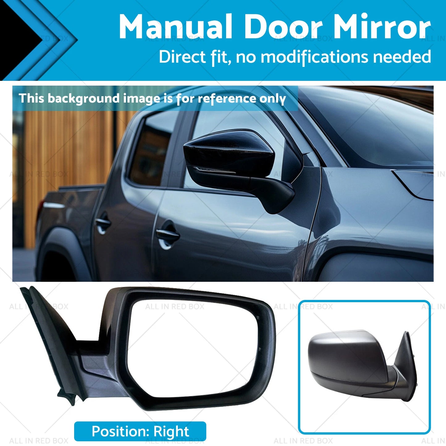 Right Driver Side Door Mirror for Ford Ranger PJ/PK (2006-2011)