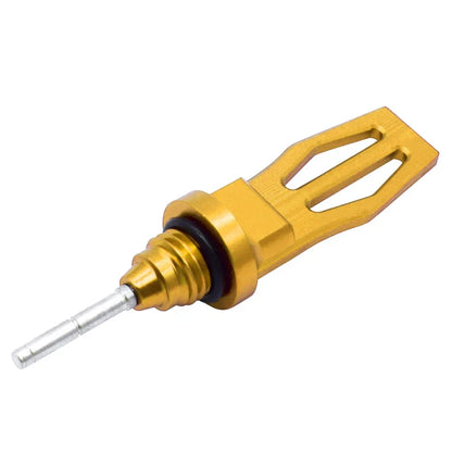 CNC Gold Motorcycle Engine Oil Dipstick Cap Plug Level Gauge