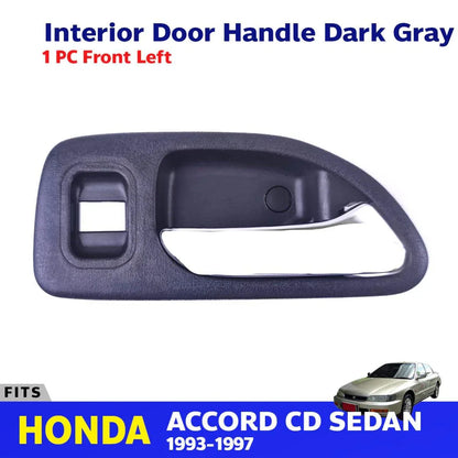 Interior Door Handle Gray Front Left Fits Honda Accord CD 4D Sedan 1994-97 D06
