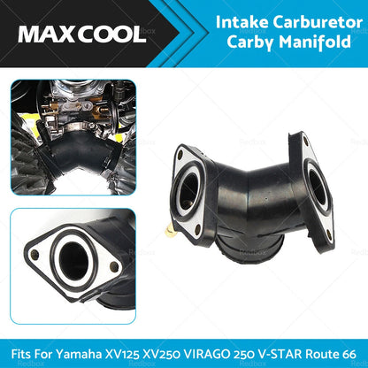 Intake Carburetor Manifold for Yamaha XV125 XV250 VIRAGO 250 V-STAR (1988-2007)