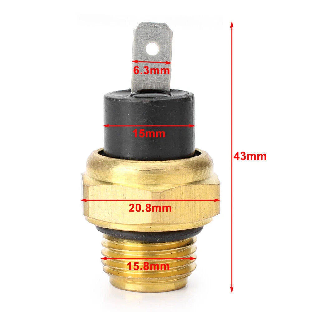 Radiator Fan Switch Temp Sensor for Honda VFR700F VT750 VTX1300 (1983-2009)